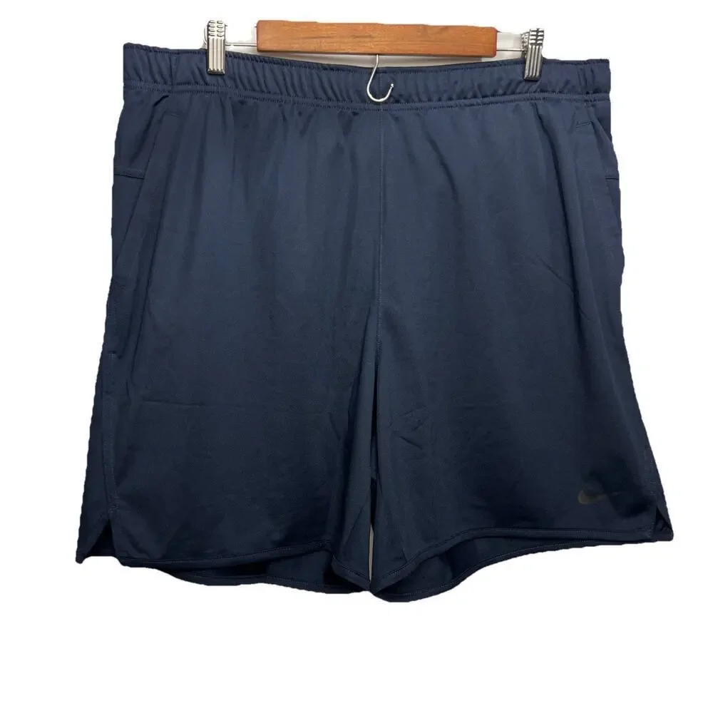 NWT Nike Totality Shorts Mens XL Navy Blue Dri-Fit Unlined Versatile 7” Inseam